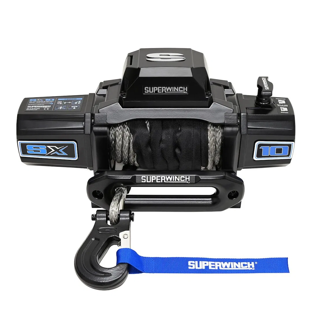 1710204 – SUPERWINCH Winch, Vehicle Mounted Vehicle Recovery 12 Volt DC 10000 Pound Line Pull Capacity 80 Foot Synthe...